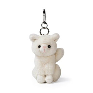 McHugs Well-behaved White Cat Bag Charm ���l�R �L�[�z���_�[ MC600230