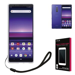 �V�Y�J�E�B�� Xperia 1 �N���A�P�[�X SO-03L SOV40 �P�[�X �J�o�[ �N���A �P�[�X 1����