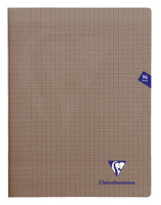 �N���[���t�H���e�[�k �m�[�g �t�����X�r�~���W�X �z�`�L�X���߃m�[�g 24x32cm 96�y�[�W �O���[ 90g/m2 PP�\�t�g�J�o�[�t�� PEFC�F�؎擾 Clairefontaine cf363361