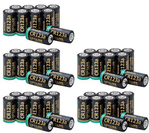 NinoLite CR123a ���`�E���d�r 50�Z�b�g ��e�� 1600mAh�A�X�}�[�g���b�N �d�����փ��b�N �w�b�h���C�g �ϑ��� �t�B�����J���� �t���b�V�����C�g���Ɏg�p