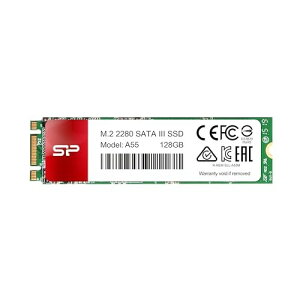 SP Silicon Power VRp[ SSD M.2 2280 3D TLC NAND̗p 128GB SATA III 6Gbps 3Nۏ A55V[Y SP128GBSS3A55M28