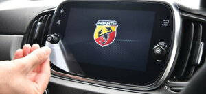 core OBJ LCD Screen Protector ABARTH 595�E695/FIAT 500 7inch Uconnect(R) �t�B�A�b�g �A�o���g �i�r�Q�[�V�����ی�t�B���� CO-FASP-001