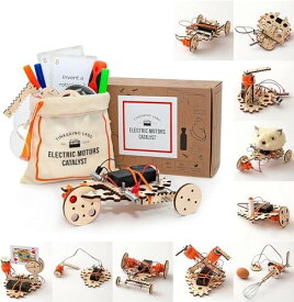 Tinkering Labs (ティンカリングラボ) 発明家キット 日本語版 8歳以上 10種類のミッションカードと50個以上のパーツでオリジナルロボットを作る STEAMトイ おもちゃ ギフト 小学生