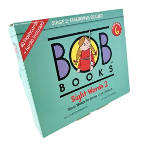 Bob Books (�{�u�u�b�N�X) English Readers 6 Sight Words 2 �p��̊G�{ 10�� / �t���b�V���J�[�h 40��