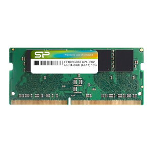 VRp[ m[gPCp DDR4-2400(PC4-19200) 8GB×1 260Pin 1.2V CL17 SP008GBSFU240B02