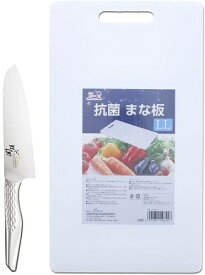 貝印 KAI 三徳 包丁 関孫六 匠創 165mm 食洗機 対応 抗菌 まな板 LL プラスチック 白 2点セット