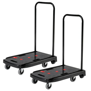 VECELO ��� �܂肽���ݎ� �艟����� �ω׏d150kg �y�� �R���p�N�g �܂肽���� ��e�� �ȒP�g���� 4�� �L���X�^�[�t�� �u���b�N �ƒ�p �Ɩ��p �^�� �^�� (2��Z�b�g)