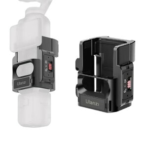 Ulanzi PK-06 DJI Osmo Pocket 3�p�g���A�_�v�^�[ Osmo Pocket 4�Ή� �J�����P�[�W �R�[���h�V���[�t�� GoPro/Action�p�A�N�Z�T���[�Ή� 1/4�l�W�� ���@�\�P�[�W �X�g���b�v�z�[���t��