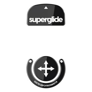 Superglide(Type S) �}�E�X�\�[�� for Logicool Gpro X Superlight �}�E�X�t�B�[�g ( �����K���X�f�� ���E���h�G�b�a���H ���ϋv ���ᖀ�C Super Smooth ) - Black
