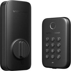 Wyze �X�}�[�g���b�N �w��F�؃L�[���X�h�A���b�N �u���b�N Bluetooth �f�b�h�{���g���� �o�b�N���C�g�t���L�[�p�b�h IPX5 �ό� �A�v���������Ǘ� �X�P�W���[���A�N�Z�X �������b�N BHMA UL