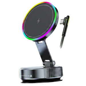 HKT �X�}�z�z���_�[Qi Mag-Safe �}�O�l�b�g ���͌Œ�iPhone Android���@�� USB Type-C�d�� K3-b