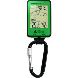 (ラドウェザー) アメリカ製センサー搭載 アウトドア・ギア 高度計/気圧計/コンパス/天気予測/温度計/湿度計 キャンプや登山に。