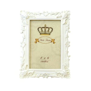 �H���f�� Royal Salon 1�E�B���h�E�t�H�g�t���[�� (���N�g) 4 x 6 White W19.5×D1.5×H15cm CX2028