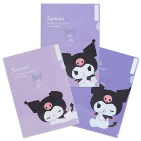 サンリオ 新生活 ファイル クロミ クロミちゃん kuromi 31×22×0.1cm キャラクター 989975 SANRIO