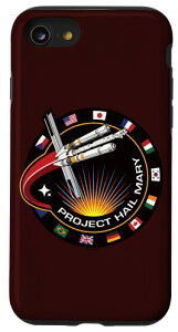 Project Hail Mary Spaceship Mission Badge Poster �X�}�z�P�[�X iPhone SE (2020) / 7 / 8 �p