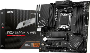 MSI �}�U�[�{�[�h PRO B650M-A WIFI AMD Ryzen 7000/9000 �V���[�Y�Ή�B650�`�b�v�Z�b�g���� micro-ATX MB5909