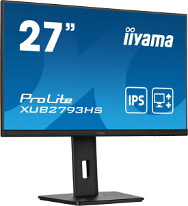 iiyama ���j�^�[ �f�B�X�v���C 27�C���` �t��HD IPS���� �������� �p�x���� �c��] HDMI DisplayPort �S�P�[�u���t �����T�|�[�g ProLite XUB2793HS-B7