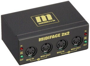 MIDITECH MIDIFACE2x2 2����2�o��MIDI�C���^�[�t�F�[�X