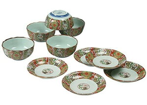 HZbg : ьÈɖ Mt Zbg Japanese Plate and Bowl set(Plate x5pcs/Bowl x5pcs) Porcelain/Size(cm) 11.3x2, 9.5x4.3/No:683544