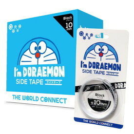 TWC I'm DORAEMON 卓球サイドテープ ブラック 12mm 20セット入箱
