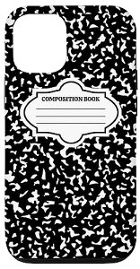iPhone 14 Pro Composition Note Book Back To School Abstract Retro Y2K Cute X}zP[X