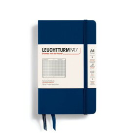 LEUCHTTURM1917/ロイヒトトゥルム Notebooks Pocket (A6) ネイビー ポケット (A6) 方眼 342919