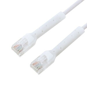 MCO LAN�P�[�u�� CAT6A �J�e�S���[6A �Ȃ��ČŒ�ł��� 2m �z���C�g Z0856
