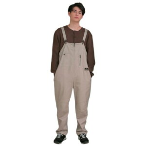 S'more(�X���A) HALF ZIP BIG OVERALL �T���y�b�g �I�[�o�[�I�[�� smoAovea (XL, �x�[�W��)