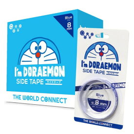 ザ ワールドコネクト(The World Connect) TWC I'm DORAEMON 卓球サイドテープ ブルー 8mm 20セット入箱