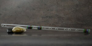 HALL CRYSTAL Flute G Offset Lurgan Celtic �N���X�^���t���[�g G�� �S��421mm