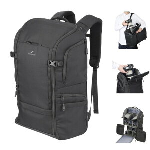 �n�N�o HAKUBA �J�����o�b�O GW-STANDARD ���b�W �o�b�N�p�b�N27 AZ �u���b�N AMZSGWSR-BP27 �y�� ��e�� ���E���T�C�h�A�N�Z�X �J���������b�N 4977187005110