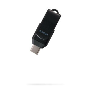 �G���R�� USB������ 32GB USB3.2 Gen1 Type-C ��]�� iPhone�Ή� �Ή�OS(Windows/MacOS/iOS/Android/iPadOS) �u���b�N MF-CEU3032GBK/E