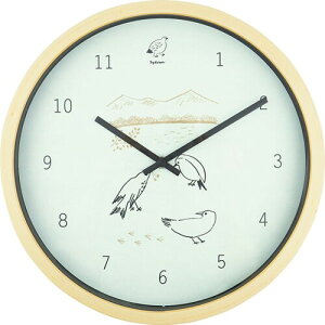 �G���R�~���[�� �Ǌ|�����v SYLVAN Wall Clock Bird WCL-016