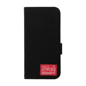 ManhattanPortage�i�}���n�b�^���|�[�e�[�W�jCORDURA NYLON Book Type Case BLACK iPhone17 �蒠�^ �u���b�N iP17-CD-BOOK