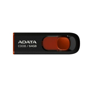 USB������ C008 ���b�h 64GB USB 2.0 AC008-64G-RKD-I