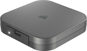 CORSAIR EX300U 2TB USB-C �O�t��SSD (�\���b�h�X�e�[�g�h���C�u) ? �ő�1,100MB/�b ? MagSafe�Ή����C�}�E���g ? USB 3.2 Gen 2 ? iOS�AAndroid�APC�Ŏg�p�\& Mac�Ή� ? �O���[ CSSD-EX300U2TB