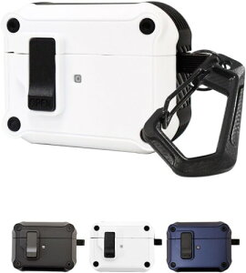 �V�Y�J�E�B�� AirPodsPro3�p �P�[�X ���b�N�t �J�o�[ �J���r�i�t �ϏՌ� �C���z���P�[�X C04 �z���C�g 1����