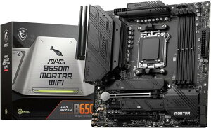 MSI �}�U�[�{�[�h MAG B650M MORTAR WIFI AMD Ryzen 7000/9000 �V���[�Y�Ή�B650�`�b�v�Z�b�g���� ATX MB5908