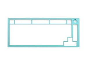 Glorious GMMK PRO 75% Alternative Top Frame - Aqua Blue GMMK PRO�p�g�b�v�t���[�� �A�N�A�u���[ GLO-ACC-P75-TF-O KB622