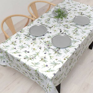 �X�^�C���f�R�[��(STYLE Decor) �e�[�u���N���X ��100% ������� �����` �k�� 120×150cm �X�^���_�[�h �I���[�u �O���[�� W4701900