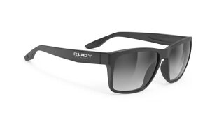 (RUDYPROJECT) �T���O���X Spinhawk Edge �X�s���z�[�N�G�b�W �u���b�N�}�b�g�t���[�� �X���[�N�u���b�N�f�O�����Y SP905106-0000 �����Y���F60mm