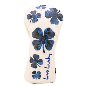 �u���b�N�N���[�o�[(Black Clover) �S���t �w�b�h�J�o�[ �h���C�o�[�p �A���n DR �J�o�[ ALOHA DRIVER COVER NAVY FLOWER BCJS4AF006DR