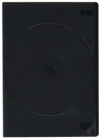 コムコム COMCOM15mm厚DVDトールケース 6枚収納 黒 25個FN-DVDT6BK-25