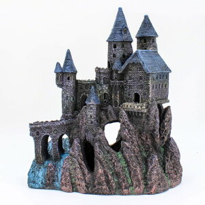 Penn-Plax Age-of-Magic Wizard's Castle Aquarium Decoration ? Safe for Freshwater and Saltwater Fish Tanks ? Extra Large ? Part B