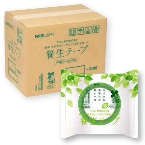 APM�W���p�� Think ECOLOGY ���ɂ₳�����{���e�[�v 50mm×25m �� 30�Z�b�g