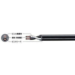 �x�m�d���H�� 600V �ϔM�\�t�g�r�j���L���u�^�C���ی`�P�[�u�� ���o�����v���X VCT 2�SX0.75SQ �� 100m