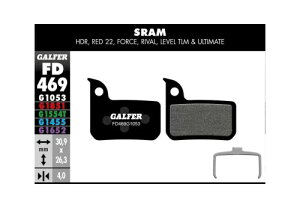 Kt@[u[LOVXe(GALFER BRAKING SYSTEMS) fBXNu[Lpbh FFD469G1053 STANDARD SRAM RED22