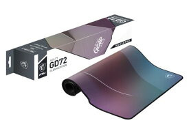 MSI Agility GD72 GLEAM EDITION 光反射特殊加工採用 防水・防汚 ゲーミングマウスパッド Agility GD72 GLEAM EDITION MS683