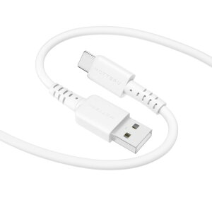 MOTTERU(���b�e��) USB-A to USB-C �V���R���P�[�u�� USB2.0 �[�d �f�[�^�]�� ���Ȃ₩�ł��炩�� ���܂Ȃ� �f���ɋ��� iPhone Air 17 17Pro 16 15 Android �X�}�[�g�t�H�� �Ή� ���x�Z���T�[(PTC)���� �V