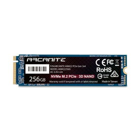 ARCANITE SSD 256GB PCIe Gen 3.0 ×4 NVMe 内蔵M.2 2280